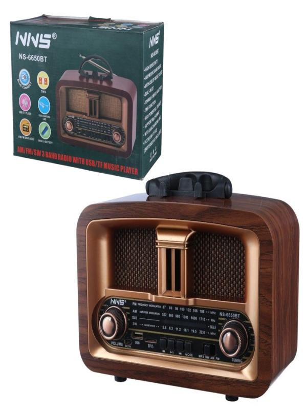 NNS RADIO MUSIC PLAYER NS-6650BT