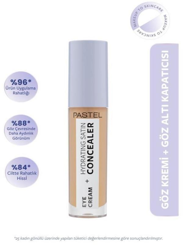 PASTEL EYE CREAM + HYDRATING SATIN CONCEALER 64