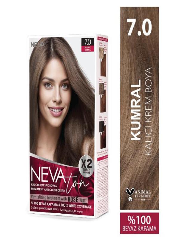 Nevaton 2 Li  Saç Boyası  7.0 Kumral