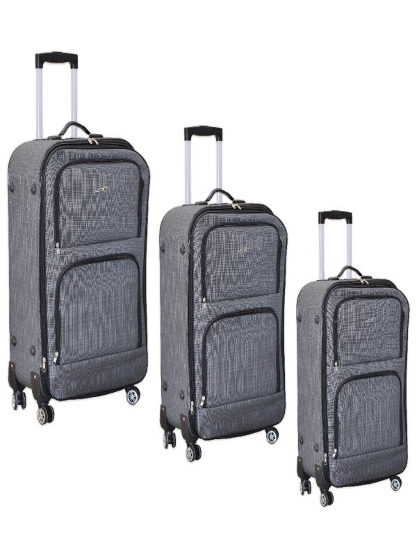 LEGAN 3 LÜ HAVLU VALİZ SETİ 8482