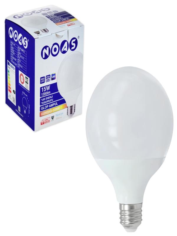 NOAS 15W GLOP AMPUL GÜNIŞIĞI 3200K