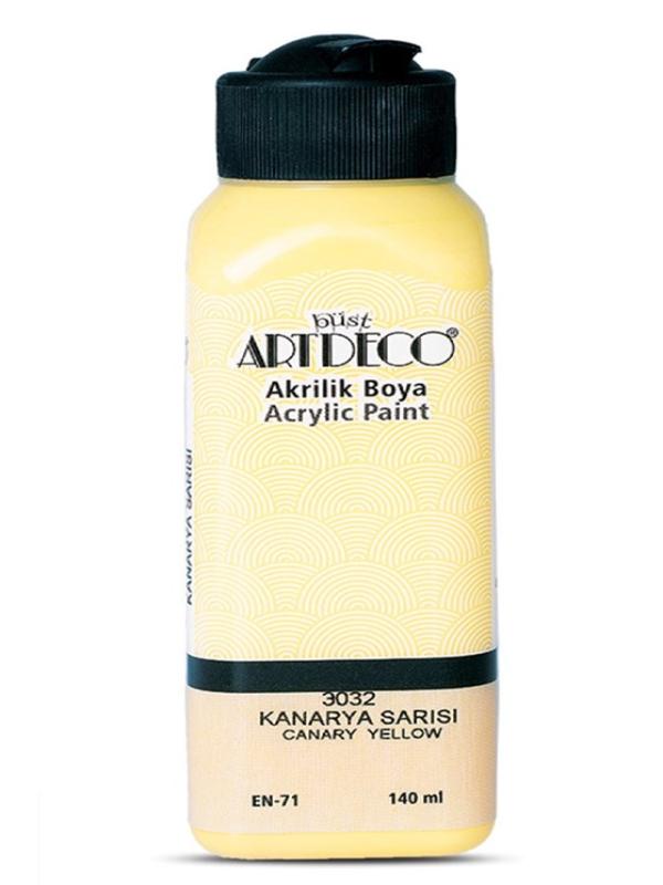 ARTDECO AKRİLİK BOYA 140 ML KANARYA SARISI 3032
