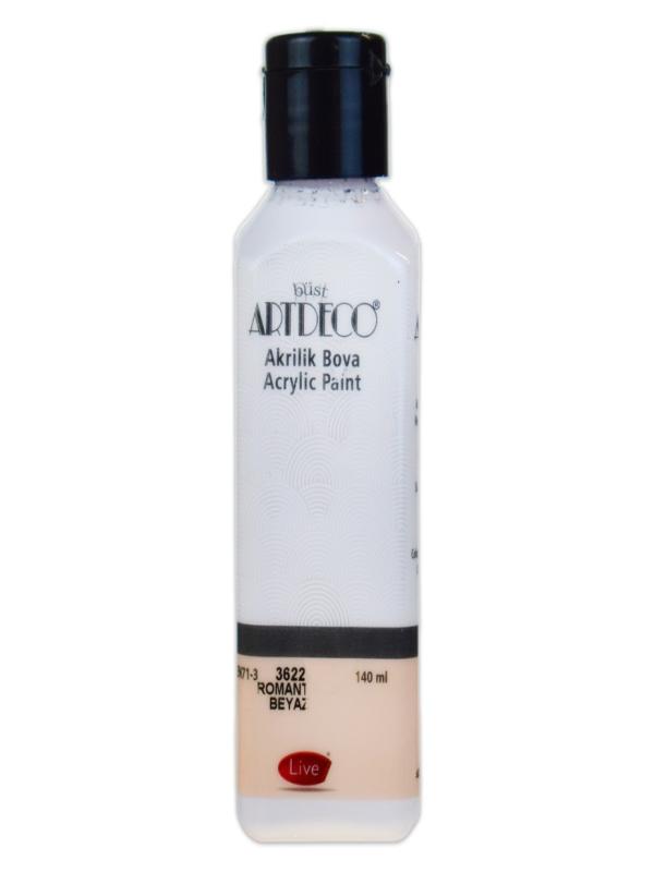 ARTDECO AKRİLİK BOYA 140 ML ROMANTİK BEYAZ 3622