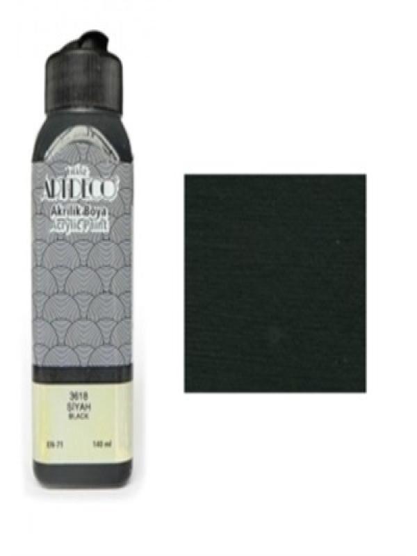 ARTDECO AKRİLİK BOYA 140 ML SİYAH 3618