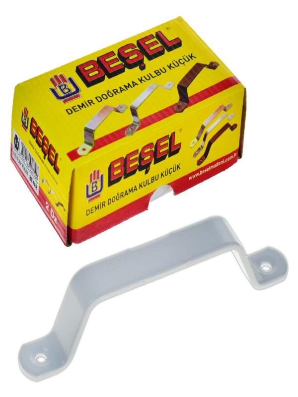 BEŞEL DEMİR DOĞRAMA KULBU KÜÇÜK BEYAZ  BA550