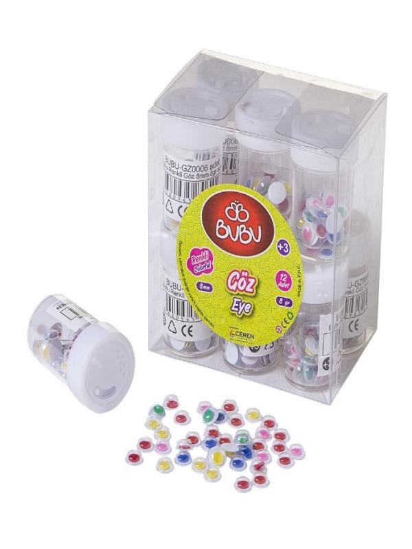 BU-BU RENKLİ GÖZ 8 MM 8 GR GZ0006