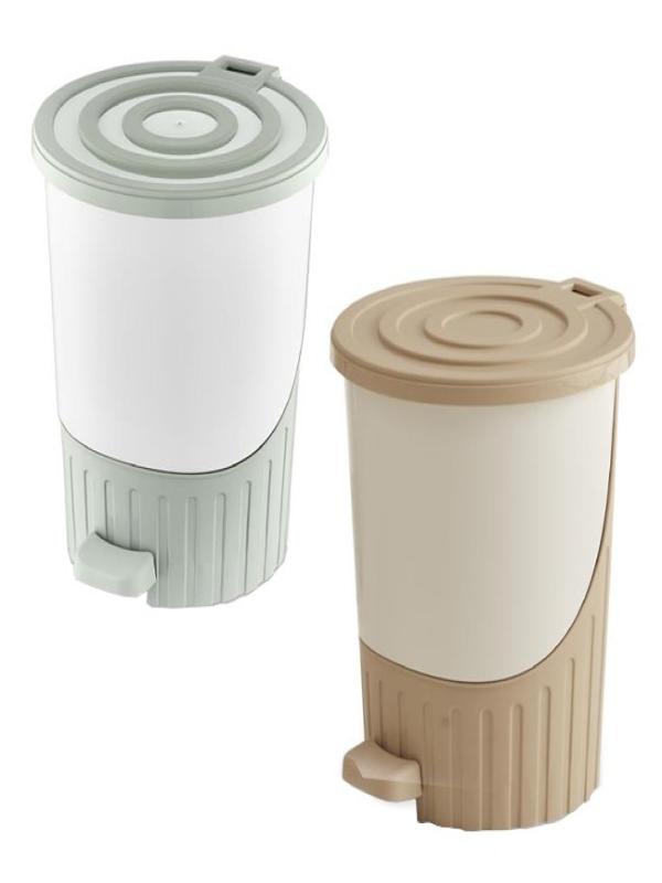 DÜNYA PLS PEDALLI ÇÖP KOVASI PASTEL 8 LT 01069