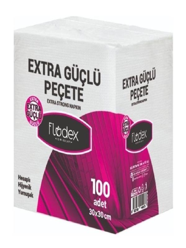 FLODEX 100 LÜ PEÇETE EKSTRA GÜÇLÜ 30X30 CM