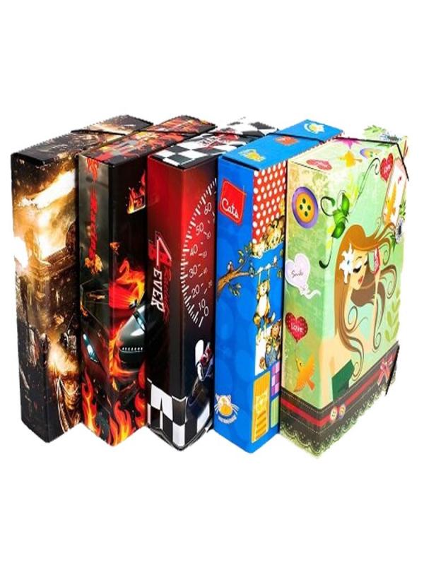 GÜLPAŞ ÖĞRENCİ KUTU KLASÖRÜ LASTİKLİ 26*32