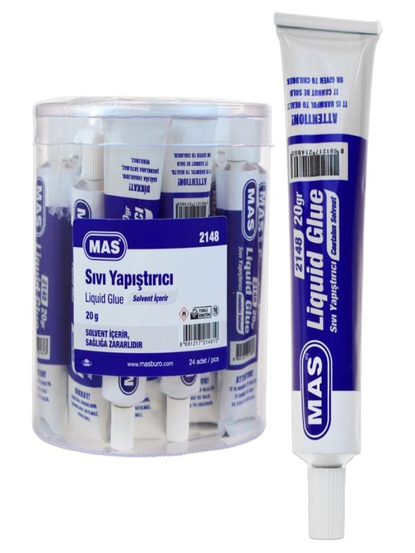 MAS SIVI YAPIŞTIRICI TÜP 20 GR SOLVENT İÇERİR