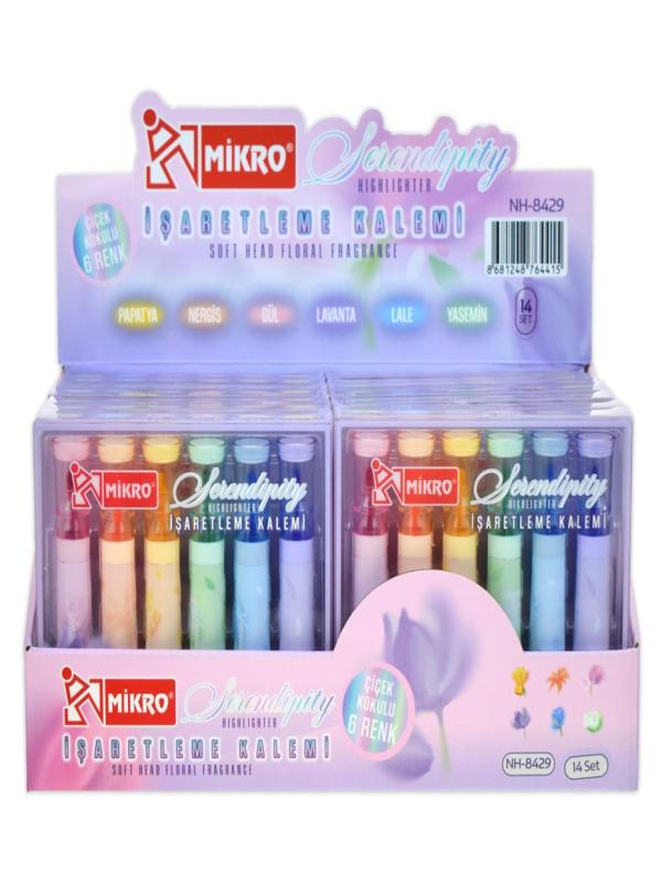 MİKRO HIGHLIGHTER FLORAL FRAGRANCE İŞARETLEME KALEMİ NH-8429