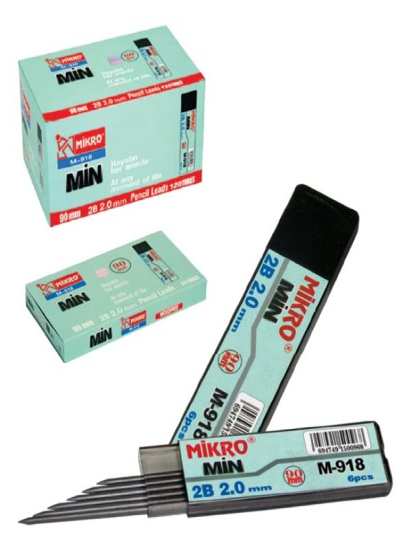 MİKRO KURŞUN KALEM UCU 2.0 MM*90 MM M-918