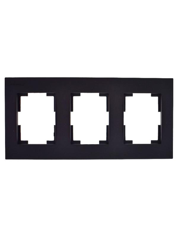 MUTLUSAN RİTA ÜÇLÜ YATAY ÇERÇEVE SİYAH 1384