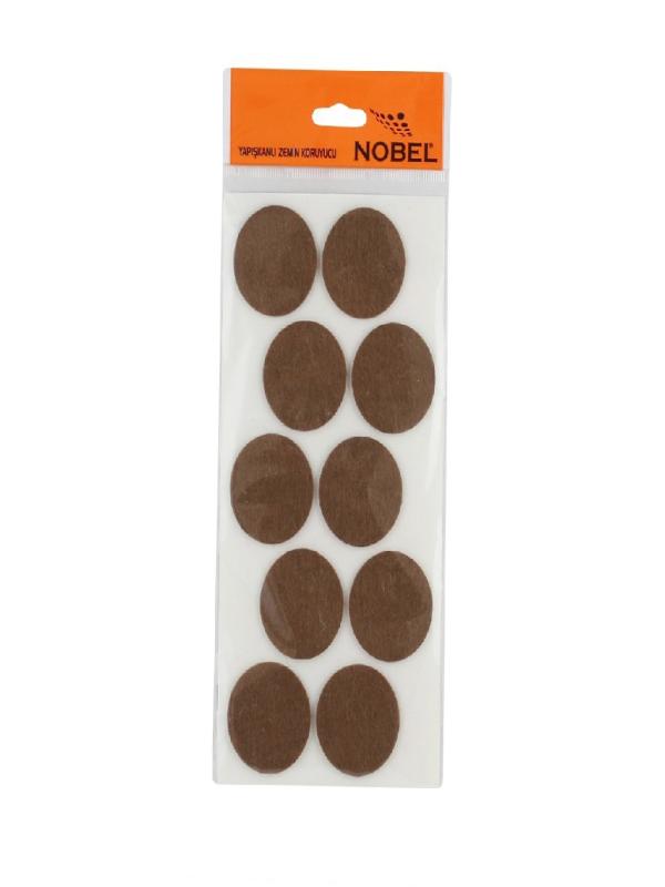 NOBEL YUVARLAK ZEMİN KORUYUCU YAPIŞKAN KEÇE KAHVE 45MM 353014535