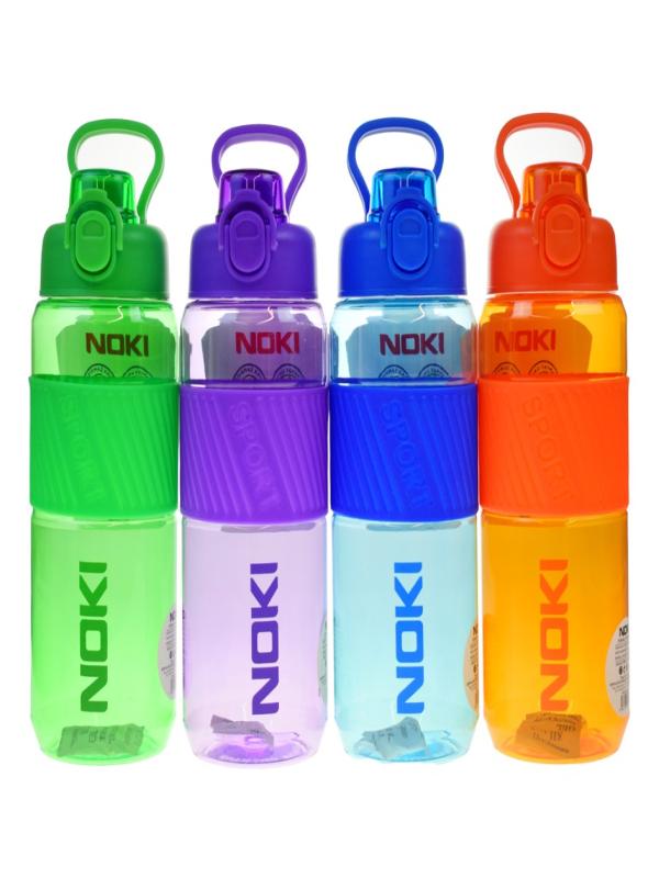 NOKİ SU MATARASI TRİTAN AUTO KPK SPORT SİLİKON KEMERLİ KULPLU 850 ML T-0116