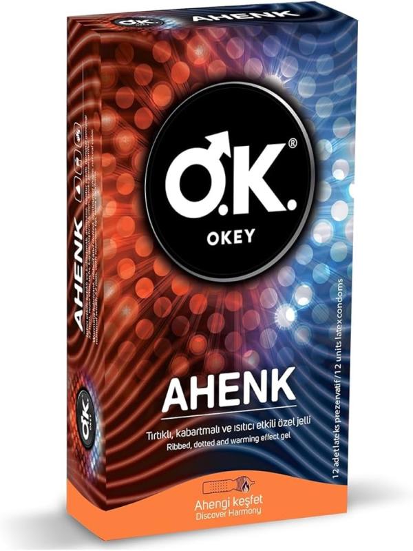 OKEY AHENK  PREZERVATİF 12 Lİ