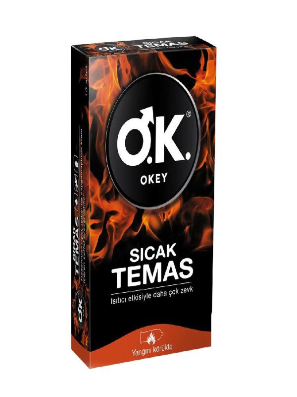 OKEY SICAK TEMAS PREZERVATİF 10 LU