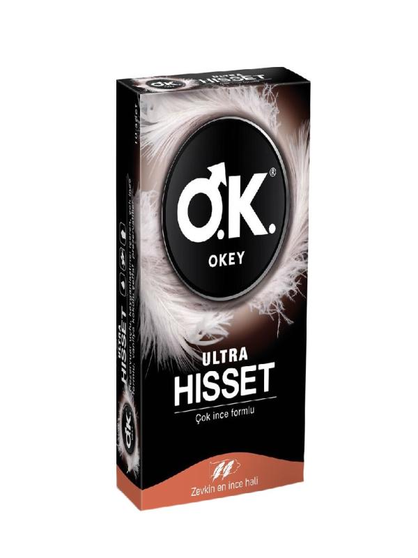 OKEY ULTRA HİSSET PREZERVATİF 10 LU