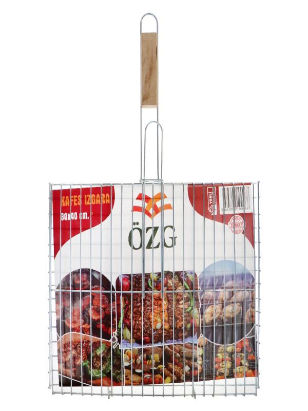 ÖZG 30*40 AHŞAP SAPLI KAFESLİ IZGARA