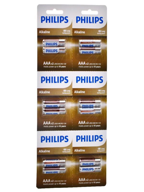 PHİLİPS ALKALİN 12 Lİ KARTELA İNCE PİL AAA