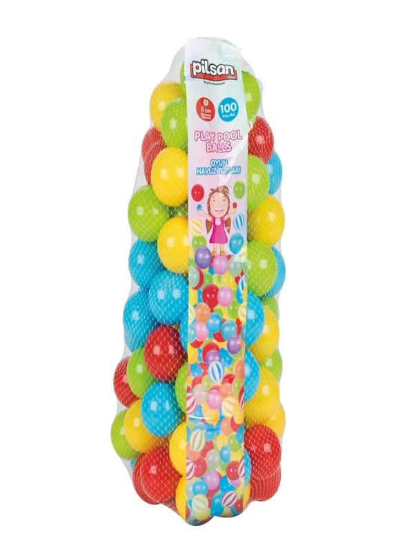 PİLSAN OYUN HAVUZ TOPLARI FİLEDE 6 CM 100 LÜ 06 405
