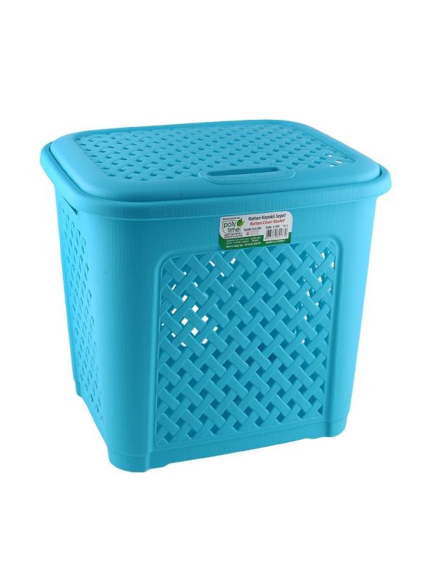 POLYTİME RATTAN KAPAKLI SEPET 19LT E-305