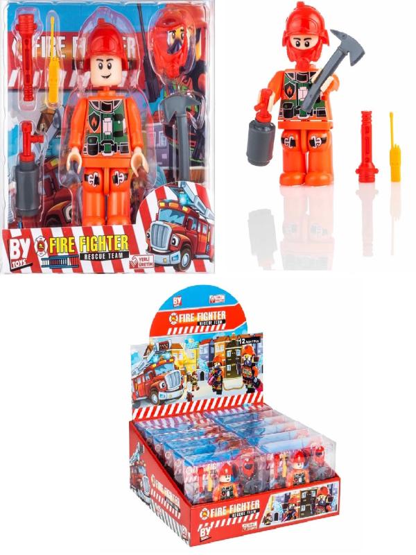 PVC KUTULU İTFAİYE LEGO SET BP-602