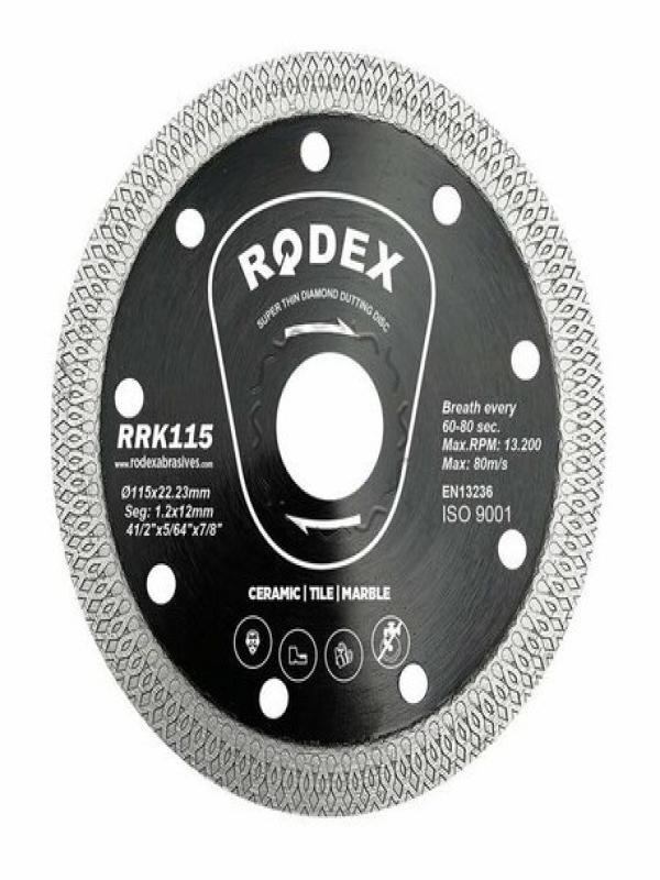 RODEX TURBO ELMAS TESTERE 115MM RRX115