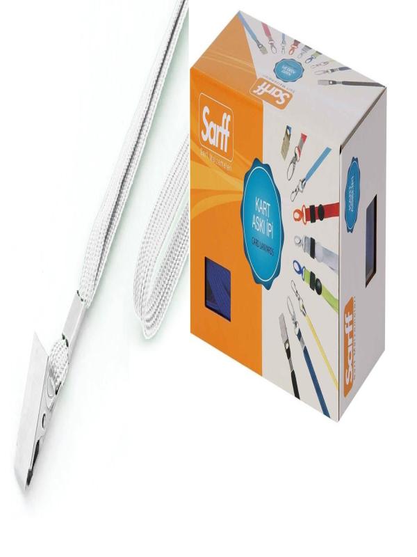 SARFF METAL KLİP.BEYAZ KURDELA 50 AD