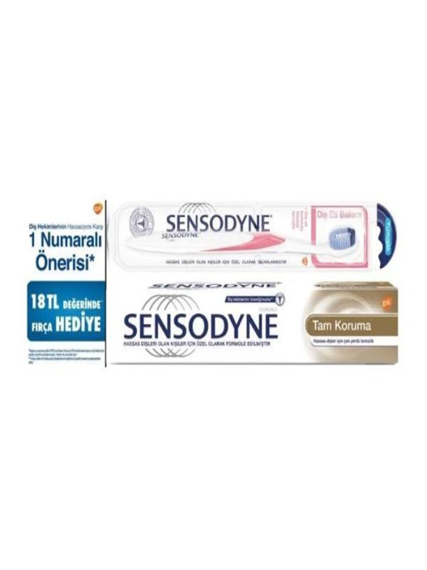 SENSODYNE 75ML TAM KORUMA+DİŞ FIRÇASI
