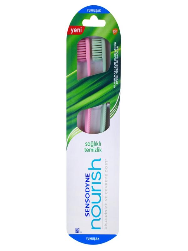 SENSODYNE NOURISH SAĞLIKLI TEMİZLİK DİŞ FIRÇASI 2 Lİ