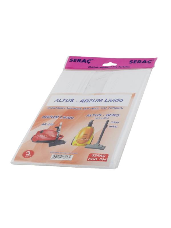 SERAÇ BEZ SÜPÜRGE TORBASI ALTUS-ARZUM-LİVİDO NO:64