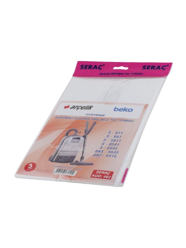 SERAÇ BEZ SÜPÜRGE TORBASI ARÇELİK ELEKTRONİK NO:62