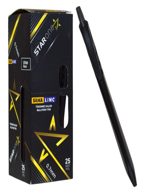 SİLKA LINC STARONE TÜKENMEZ KALEM SİYAH 0.7 MM ART.481