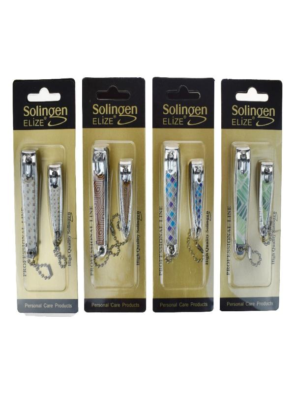 SOLİNGEN ELİZE İKİLİ DESENLİ TIRNAK MAKASI 387