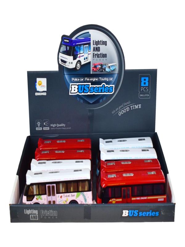 SÜRTMELİ IŞIKLI MÜZİKLİ PİLLLİ OTOBÜS 7723