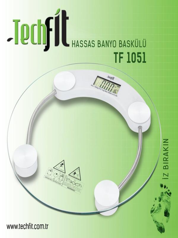 TECHFİT TF-1051 DİJİTAL BASKÜL
