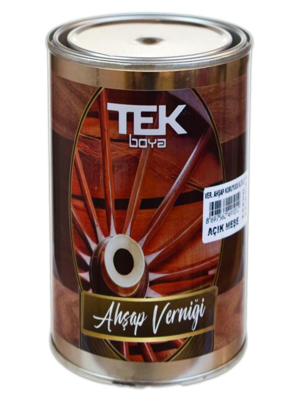 TEK AHŞAP KORUYUCU VERNİK 0,75 LT AÇIK MEŞE 1/1