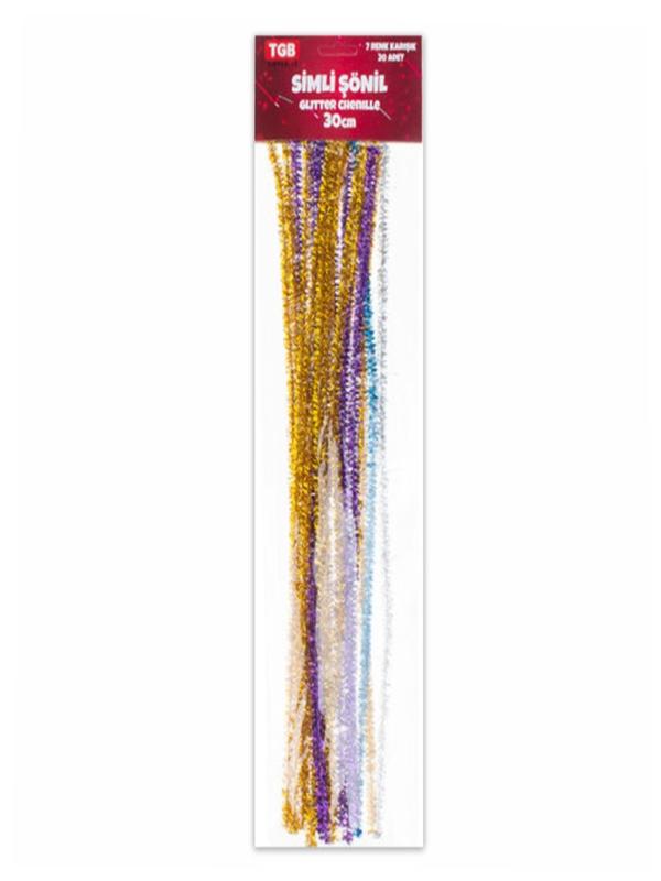 TGB SİMLİ ŞÖNİL 30 CM 20 Lİ 2821