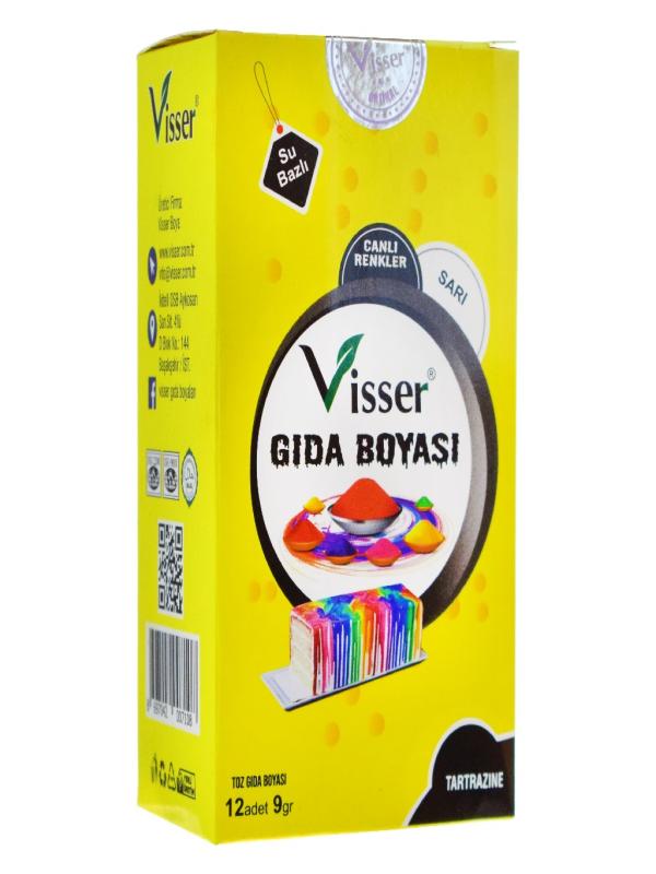 VİSSER TOZ GIDA BOYASI SARI 9 GR