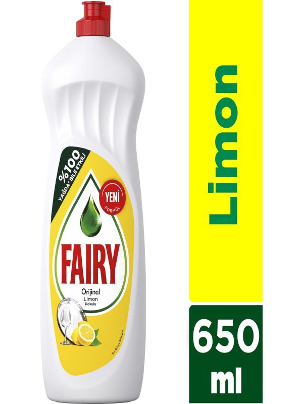 FAİRY 650 ML SIVI BULAŞIK DETERJANI LİMON