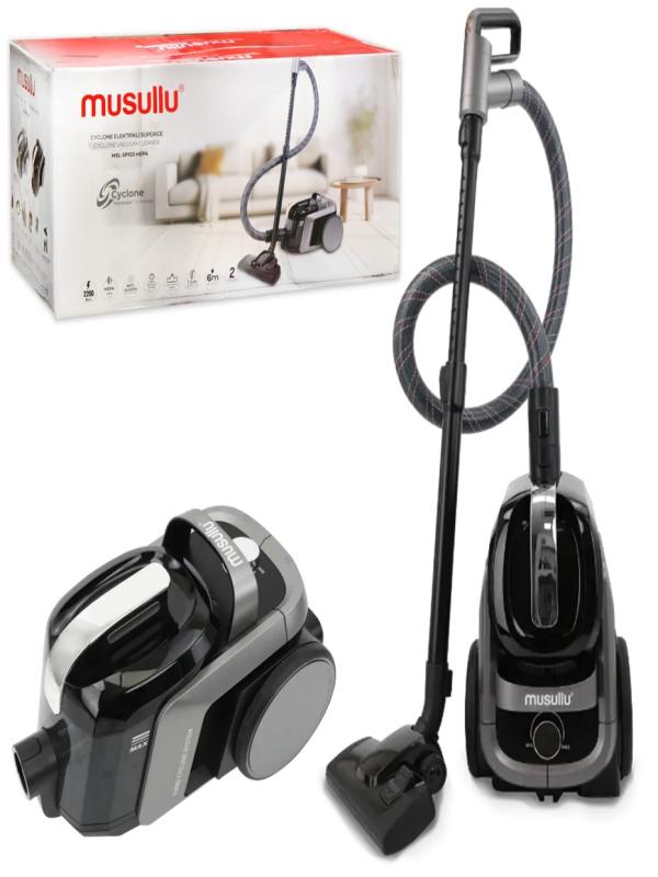 MUSULLU HEPA ELEKTRİKLİ SÜPÜRGE 2200W MSL-SP103