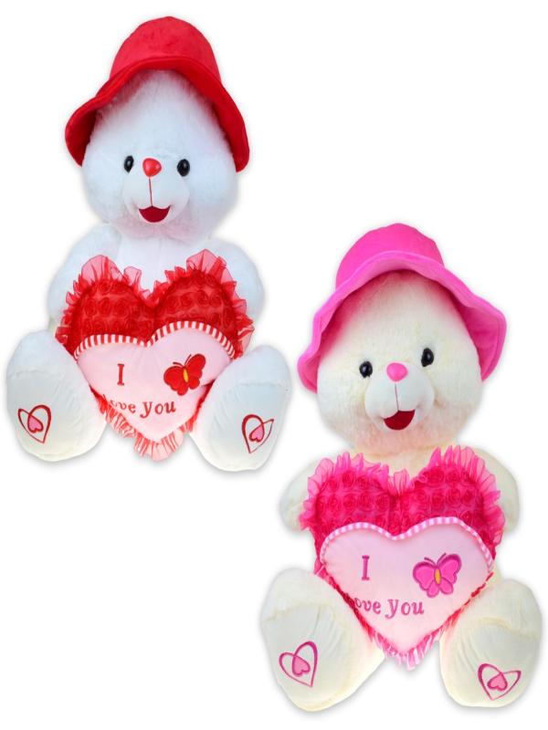 PELUŞ 60 CM ŞAPKALI AYI PL50180