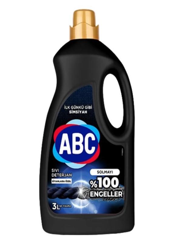 ABC SIVI ÇAMAŞIR DETERJANI 3 LT SİYAH