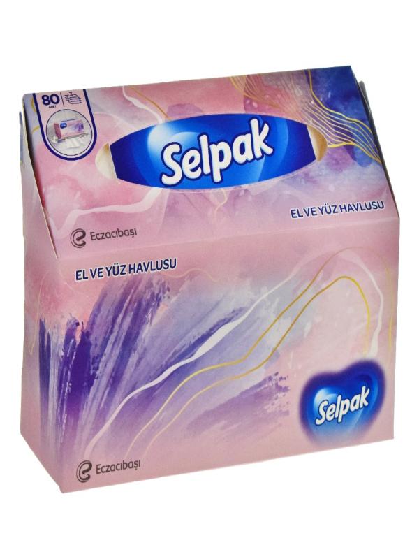 SELPAK KUTU EL VE YÜZ HAVLUSU