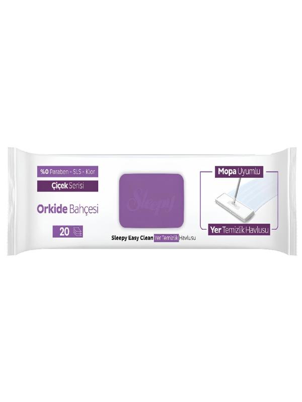 SLEEPY 20 Lİ YÜZEY YER MOP TEMİZLİK HAVLUSU ORKİDE