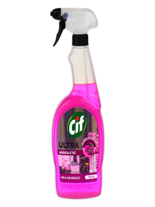 CİF ULTRA ANINDA ETKİ KİR &amp;amp; YAĞ SÖKÜCÜ 750 ML SAKURA