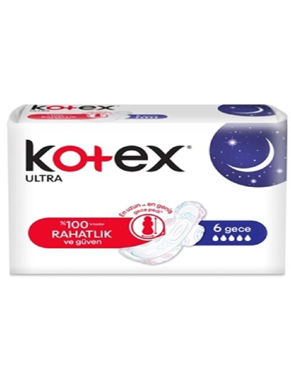 KOTEX PED ULTRA SINGLE GECE 6 LI