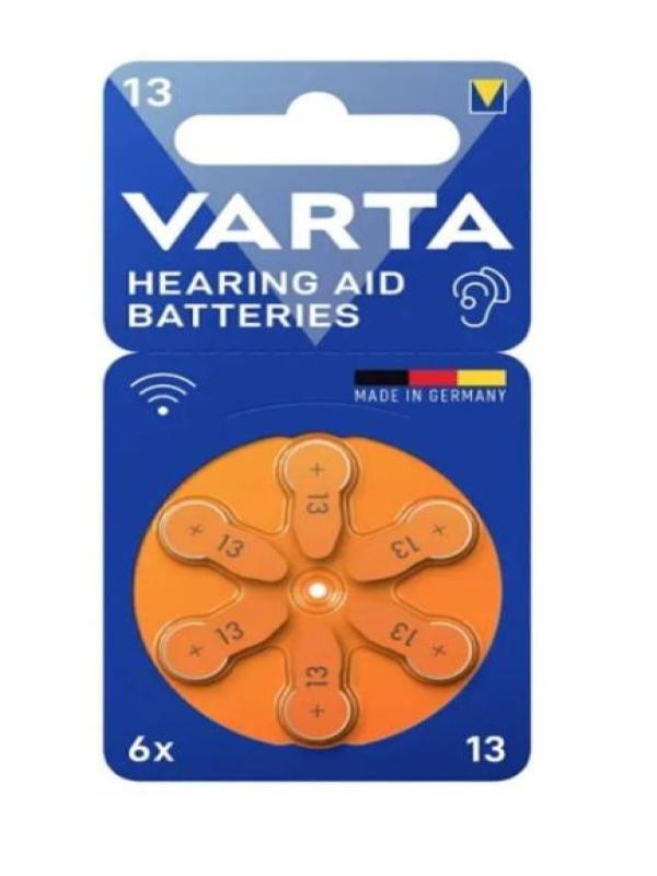 Varta İşitme Cihazı Pili No: 13 6'lı