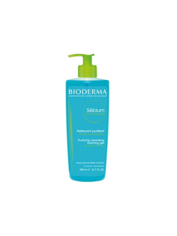 BIODERMA SEBIUM FOAMING GEL 500 ML